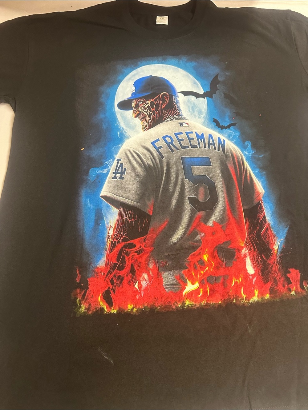 Los Angeles Dodgers Freddy Freeman Graphic Tee - Black